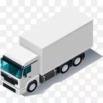 皮卡车卡车装船运输卡车汽车装潢设计