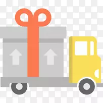 汽车搬运车运送货物运输.卡通卡车
