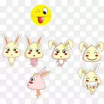 复活节兔子卡通可爱-兔子
