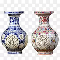 景德镇花瓶陶瓷装饰工艺品-花瓶