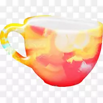 咖啡杯彩色玻璃