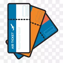 航空旅行，飞机票，登机牌-机票免费下载