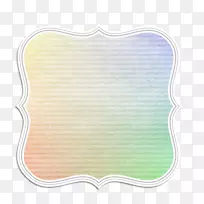 彩虹色阴影-彩虹色背景设计卡