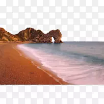 侏罗纪海岸杜德尔门海岸海滩-侏罗纪海岸杜鹿门