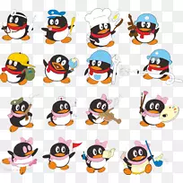 企鹅腾讯QQ谷歌图片卡通企鹅图案