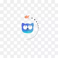 标志图案-小猫和鱼装载图