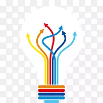 学生学习教育课程计划-创意灯泡