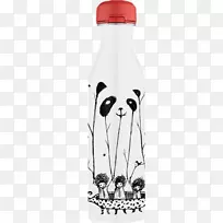 大熊猫t恤熊床底无线熊猫品牌个性瓶