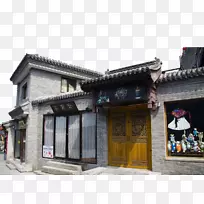 夏宫后海紫禁城北京城防御工事西城区-北京胡同古建筑门
