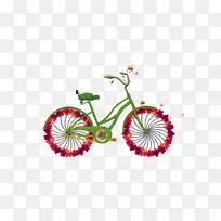 自行车共享系统自行车-创意自行车旅行设计材料