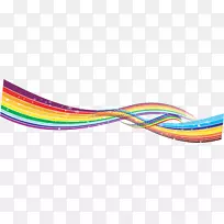 创意艺术-漂浮彩虹