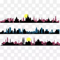 城市壁纸-城市剪影