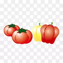 番茄铃椒素菜蔬菜蔬菜