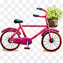 自行车踏板自行车车轮道路自行车无鞍自行车可爱女士拉材料