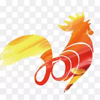 农历新年十二生肖公鸡