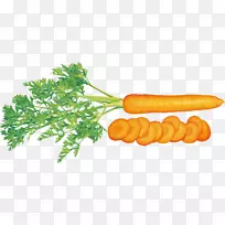 果汁蔬菜胡萝卜番茄胡萝卜片PNG载体材料