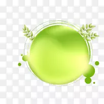 绿色圆壁纸-创意绿色背景