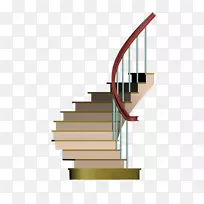 楼梯下载设计师-简单的欧洲旋转楼梯