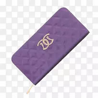 下载紫菱形钱包-紫色钻石图案钱包