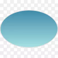 蓝色绿松石圆天空角-蓝色圆背景