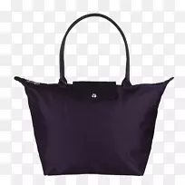 龙尚尼龙纺织品网上购物手提包-MS。龙尚肩袋紫色
