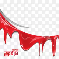 水彩画水墨插图.彩色背景上的水滴