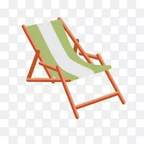 桌椅折叠椅吊带绿色沙滩椅