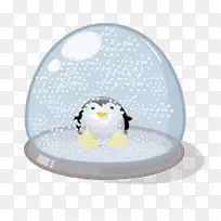 企鹅水晶球-气泡企鹅