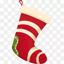 圣诞袜-圣诞红袜子