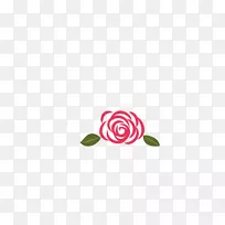 耳环钩编袋编织花纹-玫瑰