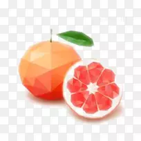 水果几何学.石榴橙