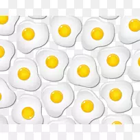 蛋黄-鸡蛋背景载体