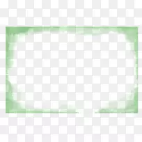 绿角广场公司图案油墨精美的矩形文本框边框