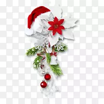 圣诞老人糖果拐杖圣诞画框剪贴画圣诞帽