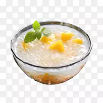 西果汤椰奶早餐芒果椰子西戈