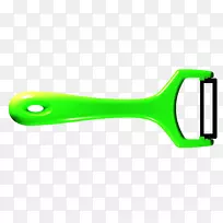 绿色皮革刀具