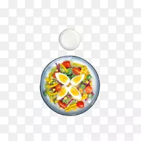 素食烹饪水果沙拉蔬菜水果和蔬菜沙拉