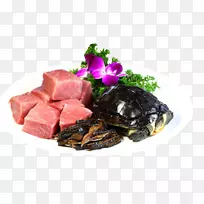 灵芝蘑菇中草药肉下载-野生海龟灵芝炖肉