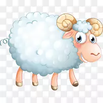 羊画夹艺术-卡通羊