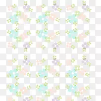 纺织绿色花瓣图案-花壁花卉