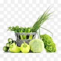 营养奶、叶菜、维生素-新鲜绿色蔬菜