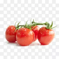 樱桃番茄汤番茄红素提取物-水里的小樱桃番茄