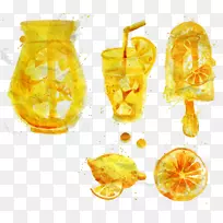 橙汁鸡尾酒柠檬水