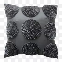 枕头图案设计师-黑色图案枕头