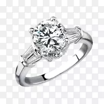 订婚戒指珠宝钻石戒指