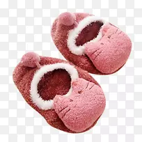 拖鞋袜子婴儿圣诞袜-新生儿用羊绒袜子