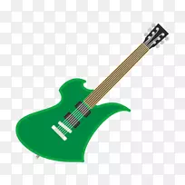 低音吉他电吉他护舷音箱声吉他绿色吉他