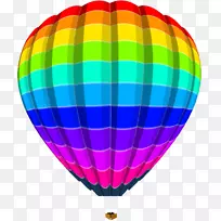 气球飞行卡通-热气球