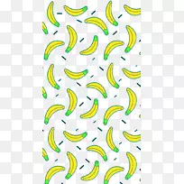卡通香蕉剪贴画-卡通香蕉