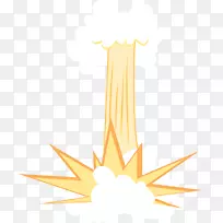 形状爆炸雾霾卡通云爆炸